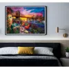 Clementoni Manhattan Balkon-Sonnenuntergang Puzzle 3000 piezas Ciudad