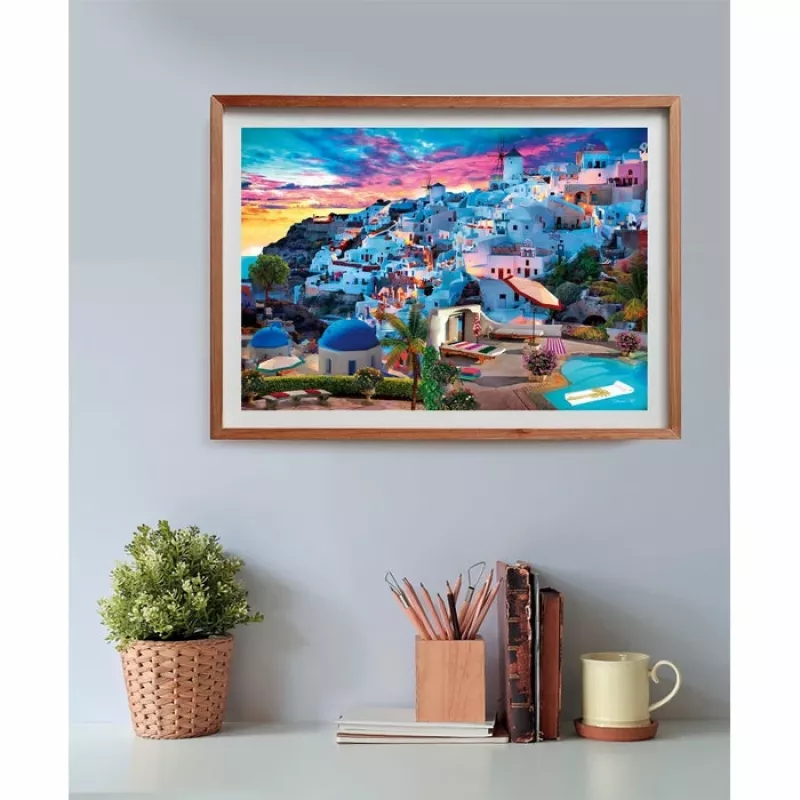Clementoni High Quality Collection Griechenland Ansicht Puzzle 500 uds. Paisaje