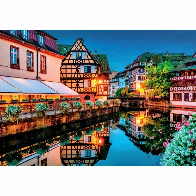 Clementoni High Quality Collection Puzzle Estrasburgo Casco Antiguo 500 uds. Paisaje