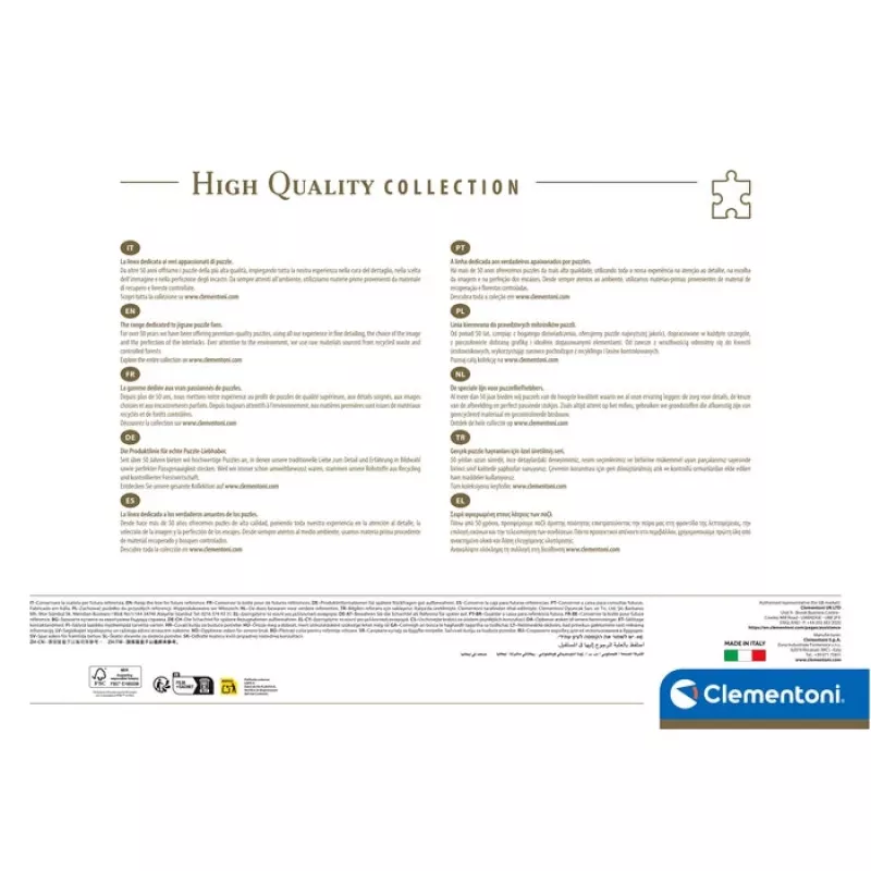 Clementoni High Quality Collection 36534 Puzzle 6000 piezas Ciudad