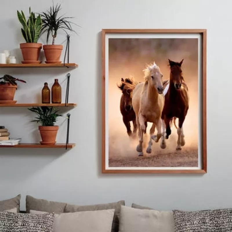 Clementoni Running Horses Puzzle 1000 piezas Animales