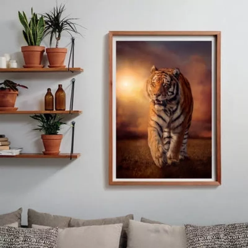 Clementoni Tiger Puzzle 1000 piezas Animales