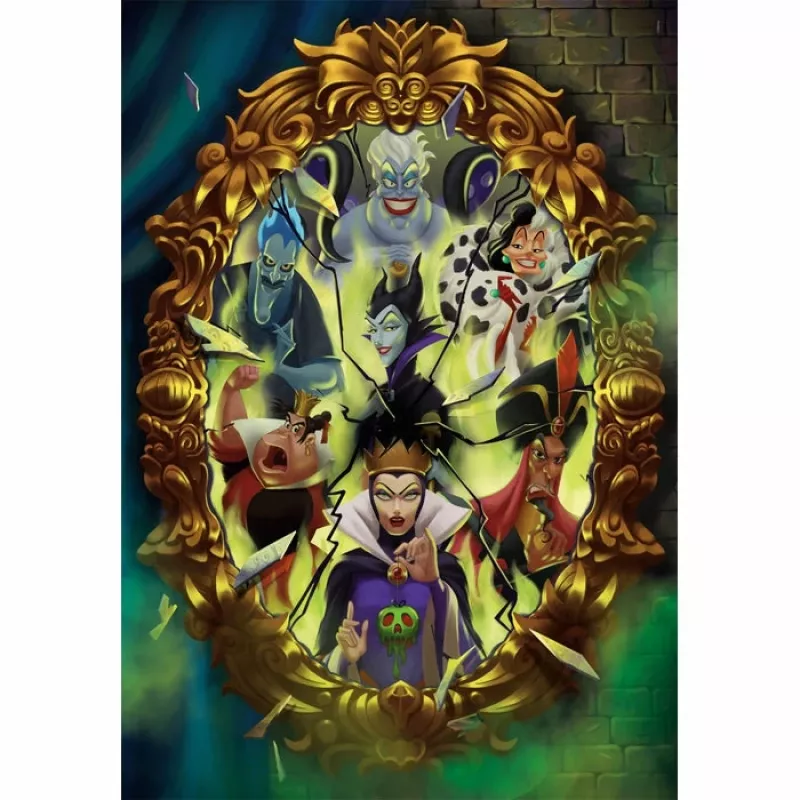 Clementoni Disney Villains Puzzle 1000 uds. Dibujos animados