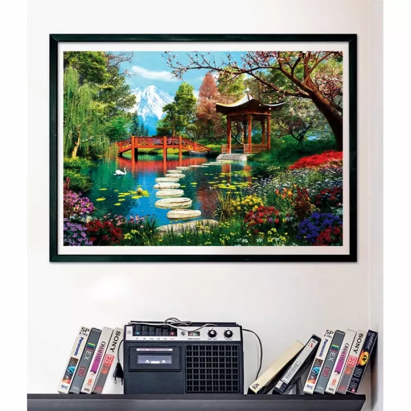 Clementoni High Quality Collection Fuji Garden Puzzle 1000 piezas Paisaje
