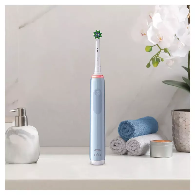Oral-B Pro 3 3000 Cross cepillo de dientes rotativo-oscilante para adultos azul