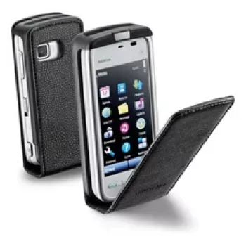 Cellularline FLAP ESSENTIAL funda para móvil tipo flip negro