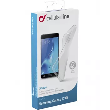 Cellularline Shape - Galaxy J7 (2016), funda, Samsung, Galaxy J7, 14 cm (5.5 pulgadas), transparente