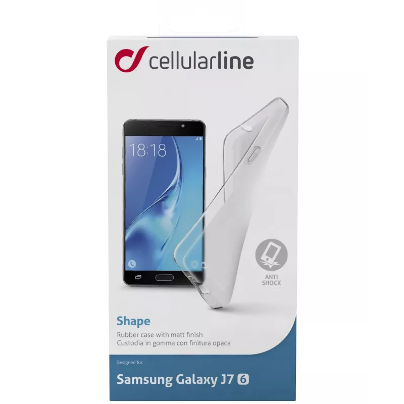 Cellularline Shape - Galaxy J7 (2016), funda, Samsung, Galaxy J7, 14 cm (5.5 pulgadas), transparente