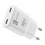 Cellularline GAN cargador de pared 2xUSB-C 30W PD cargador de pared 2xUSB-C 30W PD con tecnología GaN