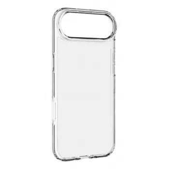 Cellularline Clear Protect - iPhone Air carcasa rígida con bordes de goma