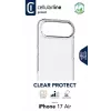 Cellularline Clear Protect - iPhone Air carcasa rígida con bordes de goma