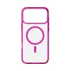 Cellularline Iconic Mag - iPhone 17 Pro funda transparente con bordes de color, compatible con el ecosistema MagSafe