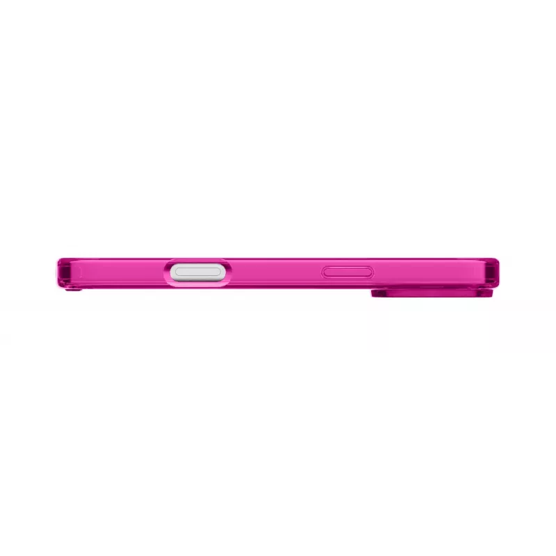 Cellularline Iconic Mag - iPhone 17 Pro funda transparente con bordes de color, compatible con el ecosistema MagSafe