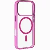 Cellularline Iconic Mag - iPhone 17 Pro funda transparente con bordes de color, compatible con el ecosistema MagSafe