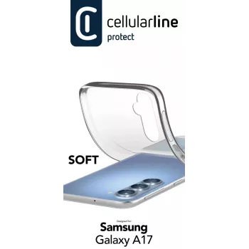 Cellularline Soft - Galaxy A17 funda de goma blanda, funda, Samsung, Galaxy A17, 17 cm (6,7