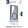 Cellularline FROSTY MAG - Galaxy S26 Ultra funda semitransparente con superficie mate y bordes de color, compatible con el ecosistema Qi2 y accesorios magnéticos para Samsung.