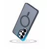 Cellularline FROSTY MAG - Galaxy S26 Ultra funda semitransparente con superficie mate y bordes de color, compatible con el ecosistema Qi2 y accesorios magnéticos para Samsung.