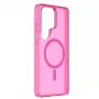 Cellularline FROSTY MAG - Galaxy S26 Ultra funda semitransparente con superficie mate y bordes de color, compatible con el ecosistema Qi2 y accesorios magnéticos para Samsung.