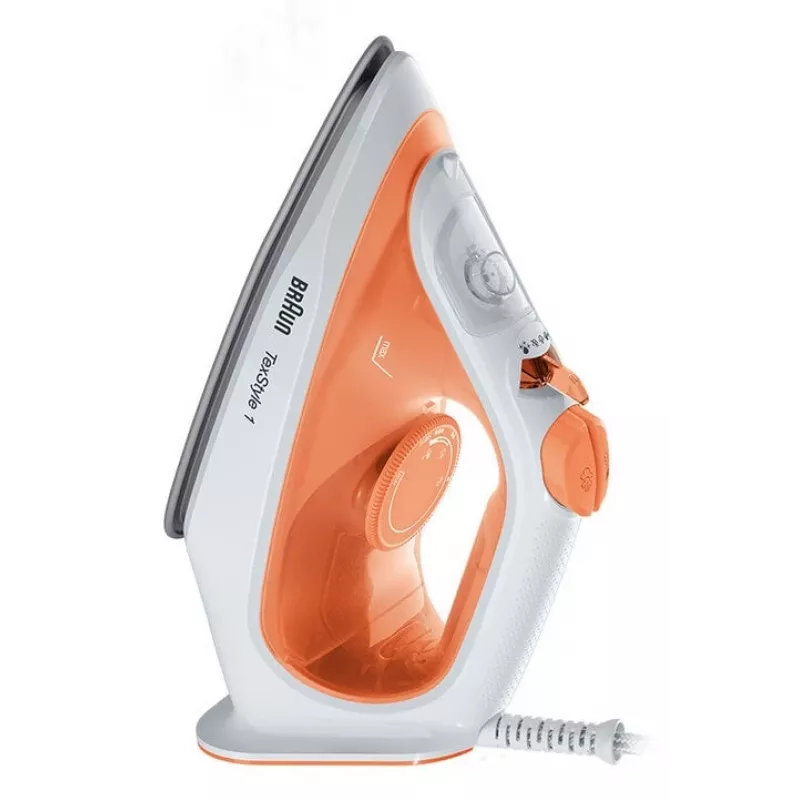Braun TexStyle 1 SI1009OR plancha de vapor suela antiadherente 1900 W naranja, blanco