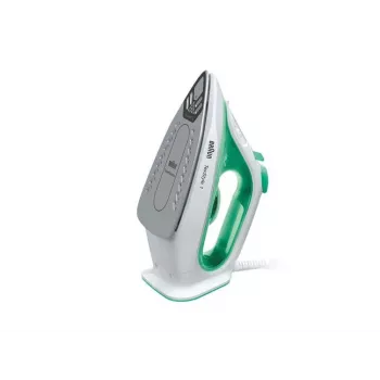 Braun TexStyle 1 SI 1040 GR plancha de vapor suela cerámica 2000 W verde, blanco