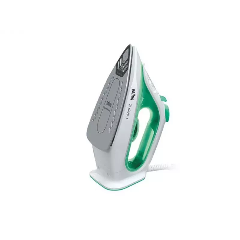 Braun TexStyle 1 SI 1040 GR plancha de vapor suela cerámica 2000 W verde, blanco