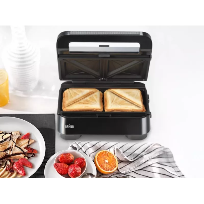 Braun Snack Maker 5 SM5000 sandwichera 800 W negra