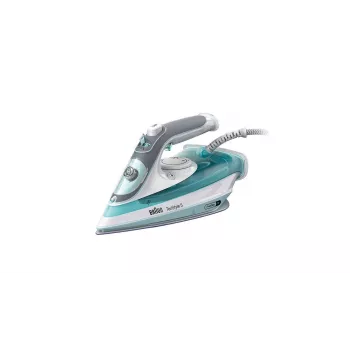 Braun TexStyle 3 SI 5017 GR plancha de vapor suela cerámica 2700 W gris, turquesa, blanco