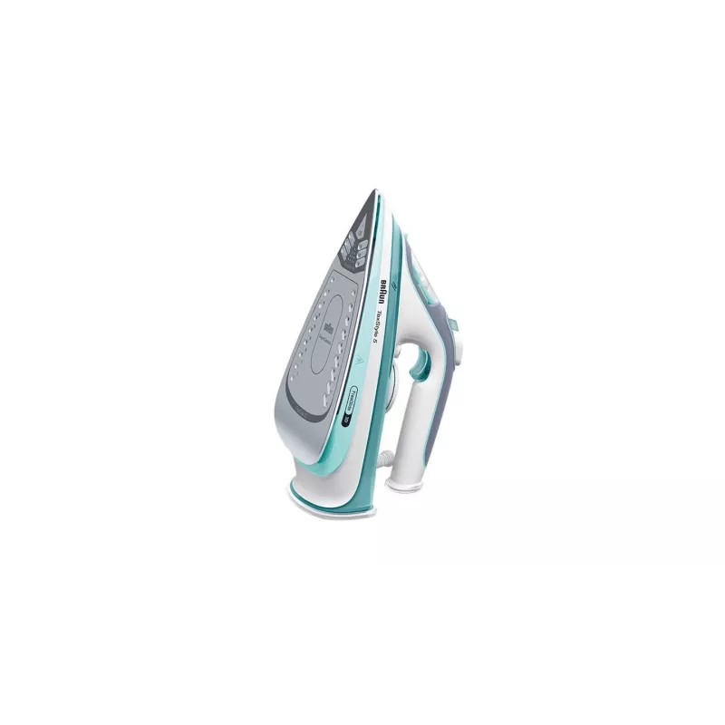 Braun TexStyle 3 SI 5017 GR plancha de vapor suela cerámica 2700 W gris, turquesa, blanco
