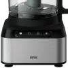 Braun FP 3233 SI Robot de cocina 800 W 2,1 L Negro, Acero inoxidable