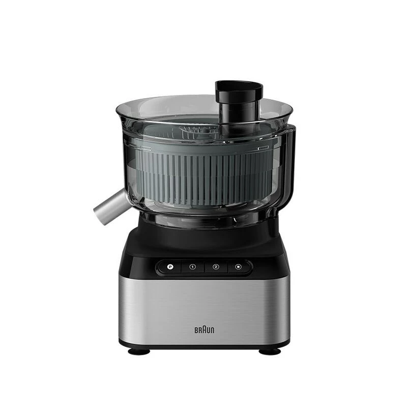Braun FP 3233 SI Robot de cocina 800 W 2,1 L Negro, Acero inoxidable