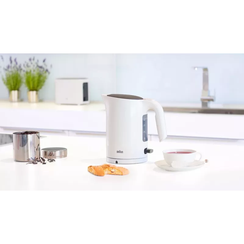 Braun 0X21010012 Hervidor de agua 1 L 2200 W Blanco
