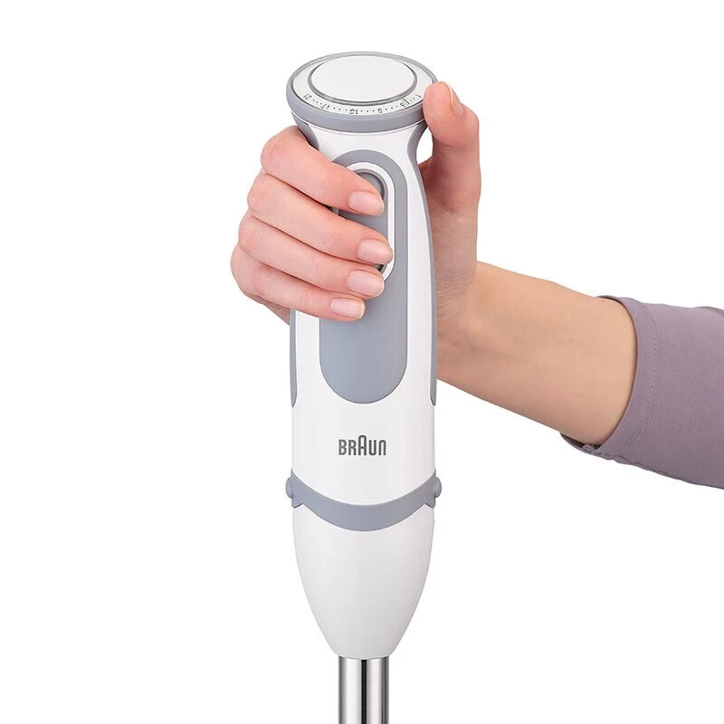 Braun MQ 5235 WH 0,5 L Batidora de cocina 1000 W Gris, Blanco