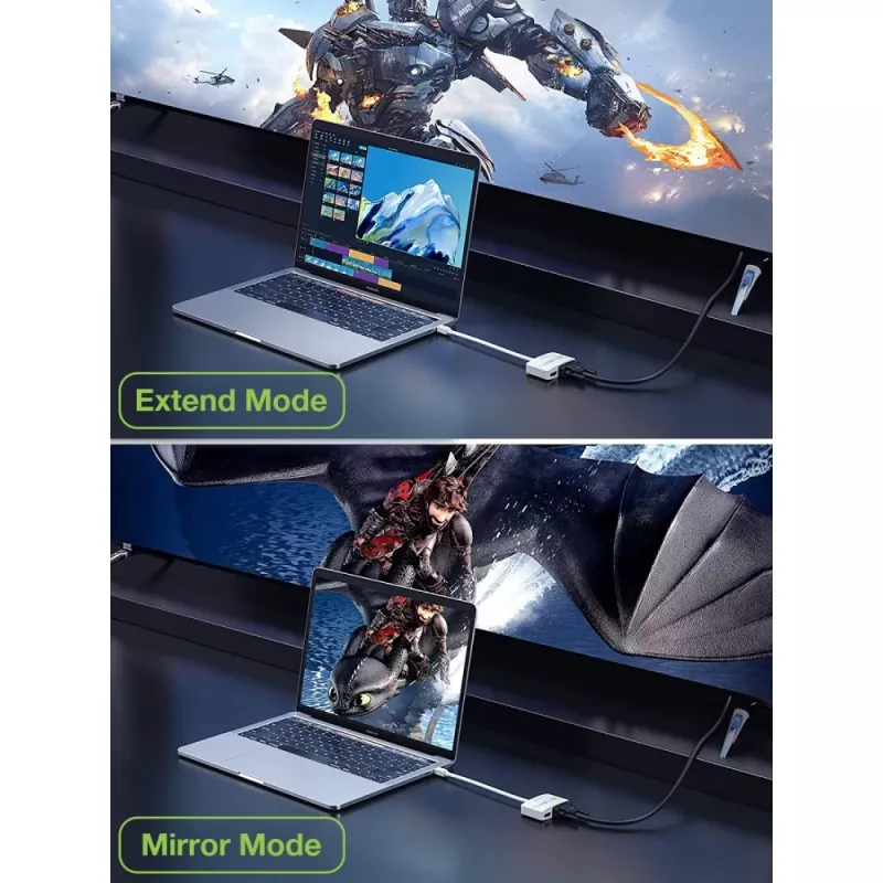 Techly Adaptador Mini DisplayPort a HDMI/VGA, 0,15 m, Mini DisplayPort, HDMI + VGA (D-Sub), Conector macho, Conector hembra, 1920 x 1200 píxeles