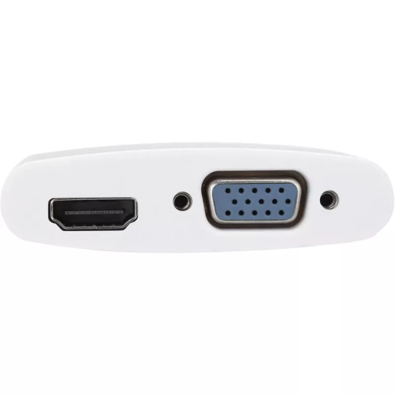 Techly Adaptador Mini DisplayPort a HDMI/VGA, 0,15 m, Mini DisplayPort, HDMI + VGA (D-Sub), Conector macho, Conector hembra, 1920 x 1200 píxeles