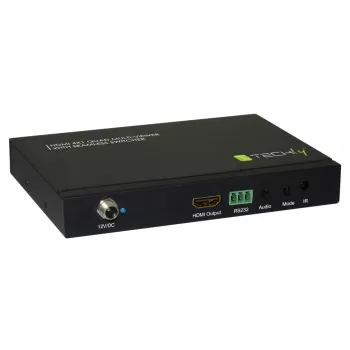 Techly Multivisor HDMI 4x1 con conmutador sin interrupciones, HDMI, Metal, Negro, 60 Hz, 1080p, 2,25 Gbit/s
