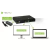 Techly Multivisor HDMI 4x1 con conmutador sin interrupciones, HDMI, Metal, Negro, 60 Hz, 1080p, 2,25 Gbit/s