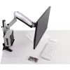 Techly Soporte ajustable para CPU bajo el escritorio, 5 kg, 75 x 75 mm, 100 x 100 mm, Negro