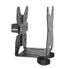 Techly Soporte ajustable para CPU bajo el escritorio, 5 kg, 75 x 75 mm, 100 x 100 mm, Negro