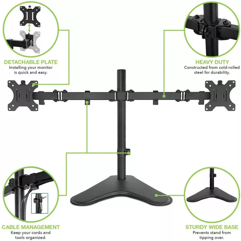 Techly ICA-LCD 2524 soporte de monitor de sobremesa 81,3 cm (32