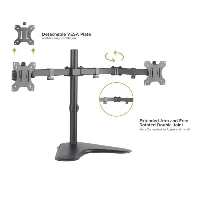 Techly ICA-LCD 2524 soporte de monitor de sobremesa 81,3 cm (32