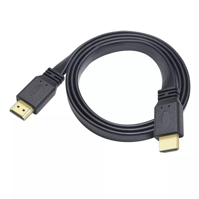 Techly cable HDMI 2.0 plano High Speed con Ethernet A/A M/M 1 m