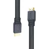 Techly cable HDMI 2.0 plano High Speed con Ethernet A/A M/M 1 m