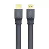 Techly cable HDMI 2.0 plano High Speed con Ethernet A/A M/M 1 m