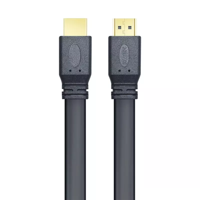 Techly cable HDMI 2.0 plano High Speed con Ethernet A/A M/M 1 m