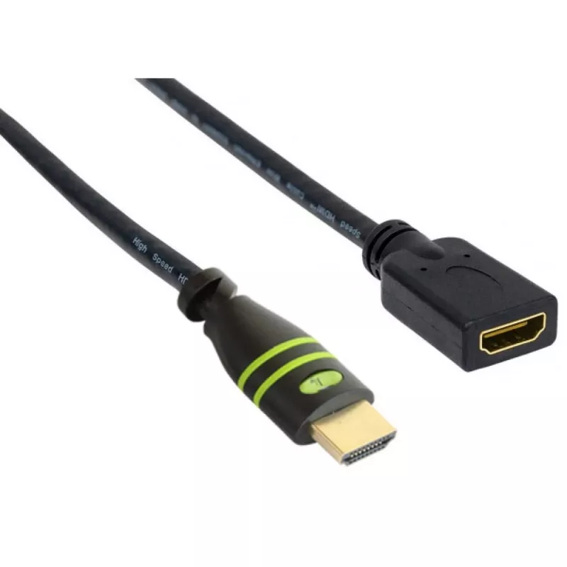 Techly cable alargador HDMI High Speed con Ethernet 4K 30Hz M/H 1,0 m