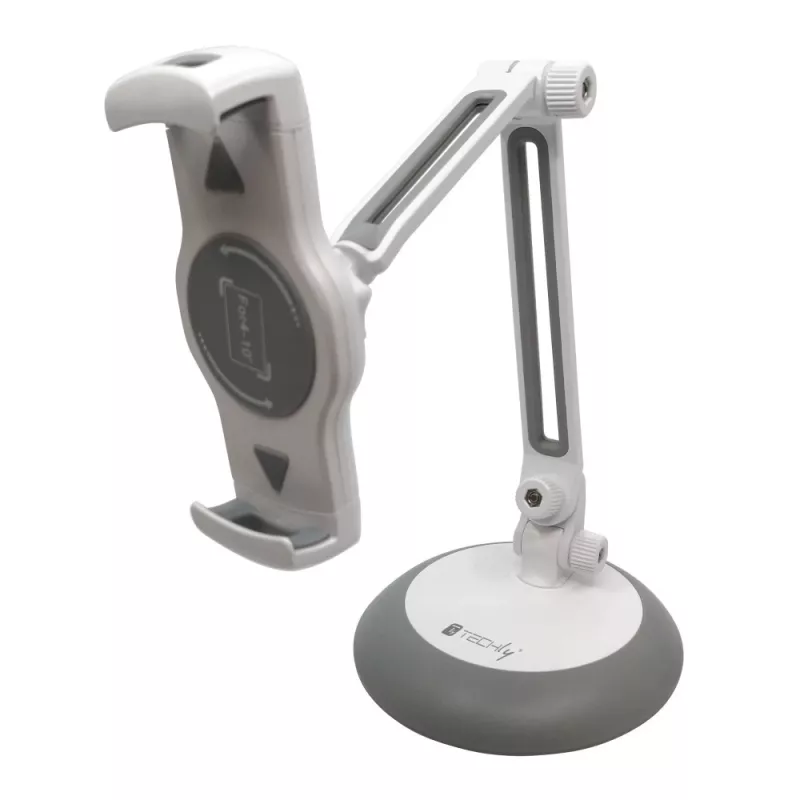 Techly soporte de sobremesa universal para smartphone y tablet hasta 10