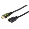 Techly cable alargador HDMI High Speed con Ethernet 4K 60Hz M/H 1,8 m