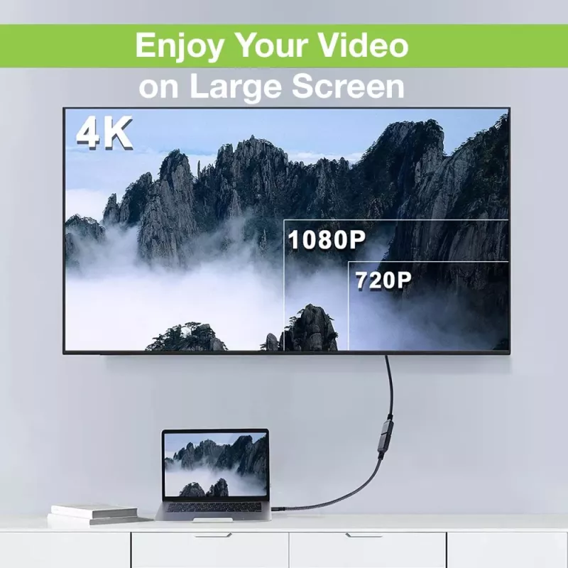 Techly cable alargador HDMI High Speed con Ethernet 4K 60Hz M/H 1,8 m