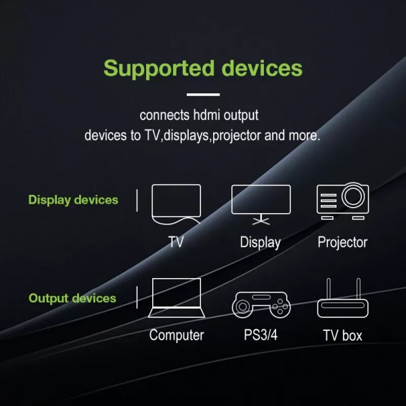 Techly cable alargador HDMI High Speed con Ethernet 4K 60Hz M/H 1,8 m