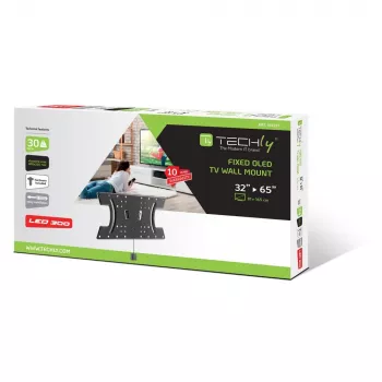 Techly soporte de pared fino para TV OLED 32-65
